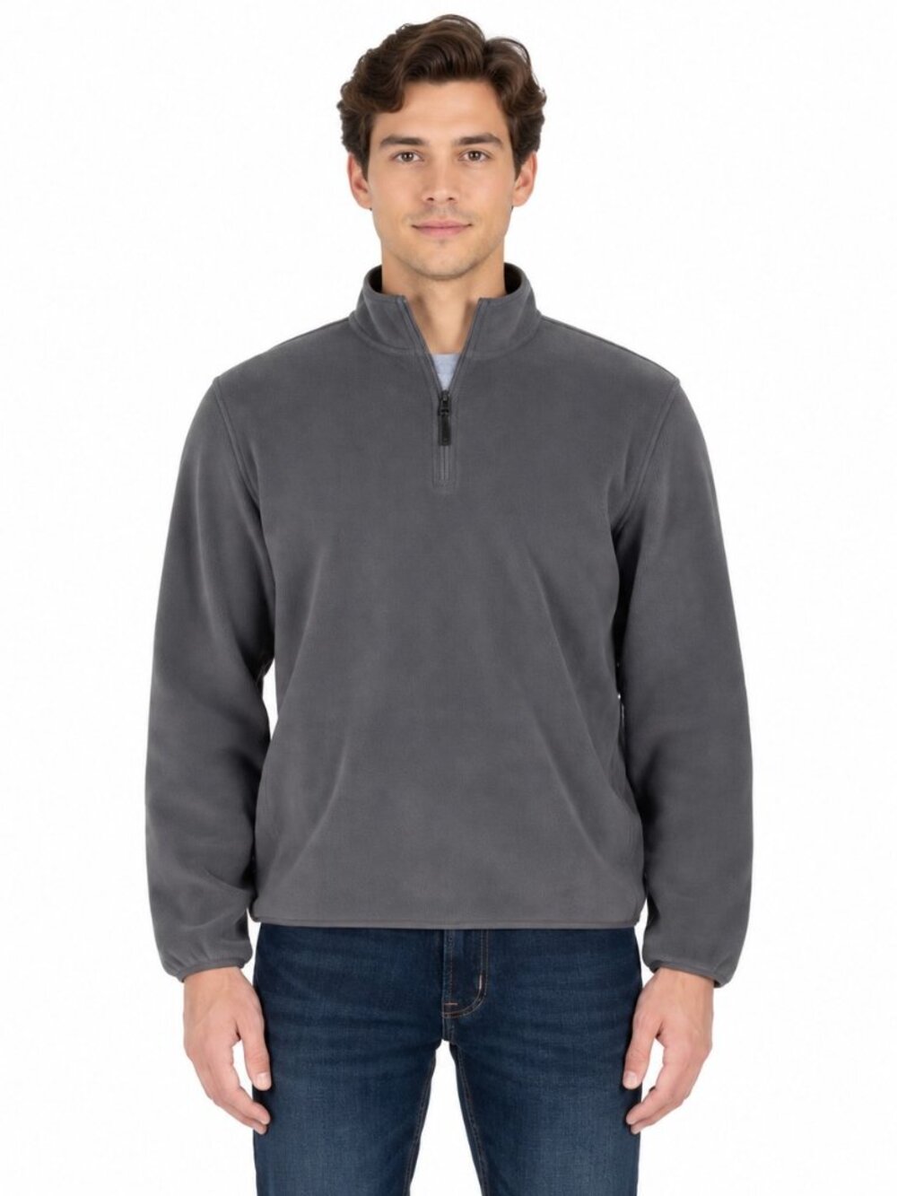 Gerry Men's Quarter Zip Pullover Fleece Sweater